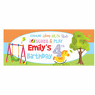 Personalized Playground Theme Banner 30in ALL PARTY SUPPLIES Pretty UR Party