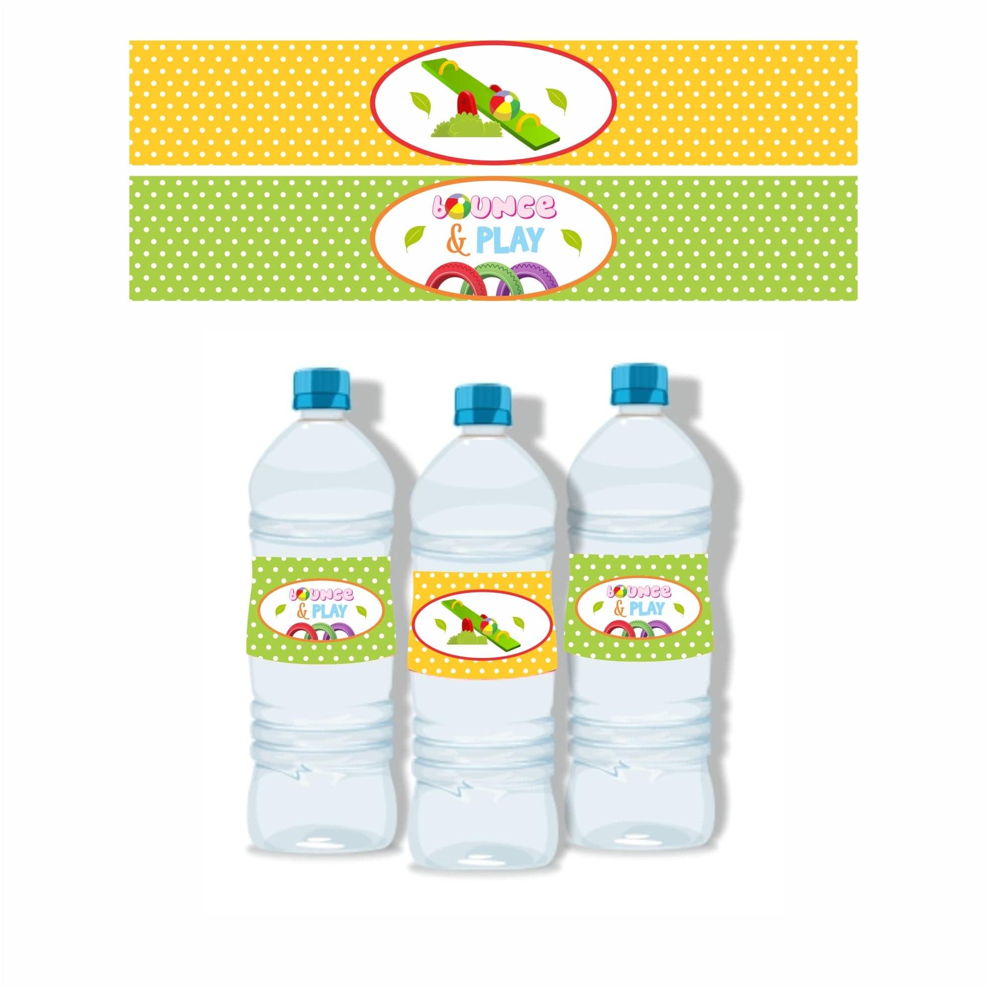 Playground Theme Water Bottle Labels THEME PARTIES Pretty UR Party