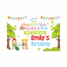 Playground Theme Backdrop PERSONALISED Pretty UR Party