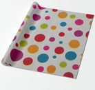 Multicolour Polka Dots Wrapping Paper (Pack of 5) ACCESSORIES Pretty UR Party