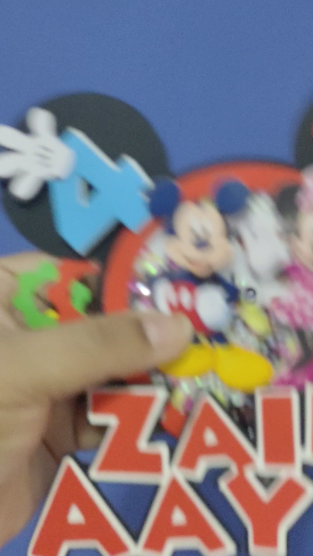 Twins Shaker Cake Topper HANDCRAFTED Pretty UR Party