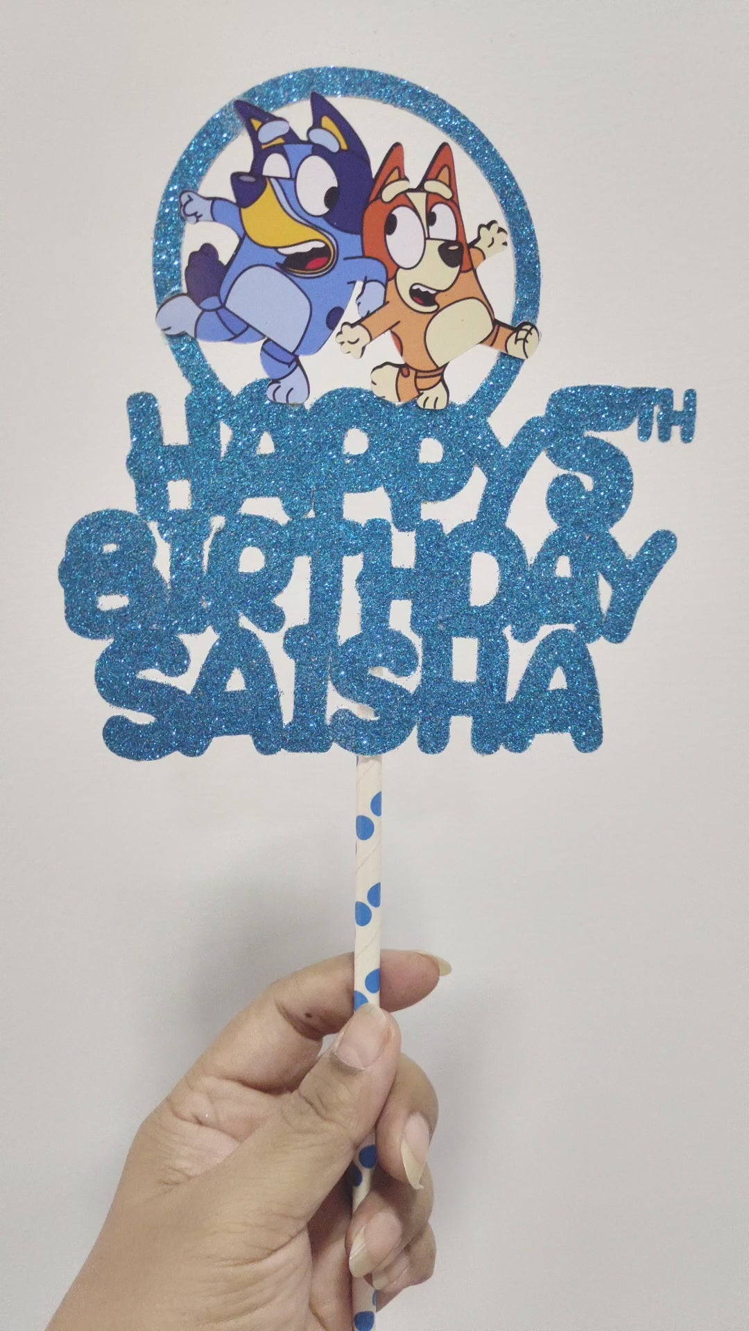 Bluey Cake Topper HANDCRAFTED Pretty UR Party