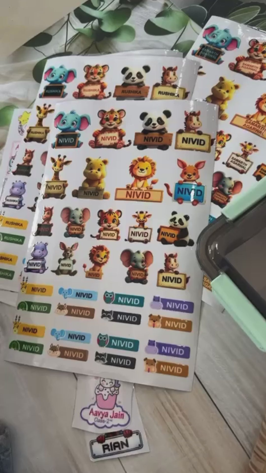 Kuromi theme Sticker Labels - Pack of 31 BACK TO SCHOOL PRETTY UR PARTY