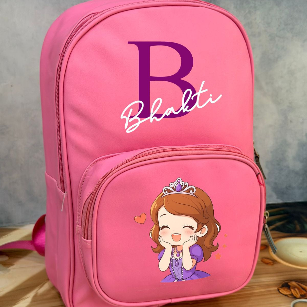 Personalised Backpack with Initial and Name Personalised Backpack with Initial and Name