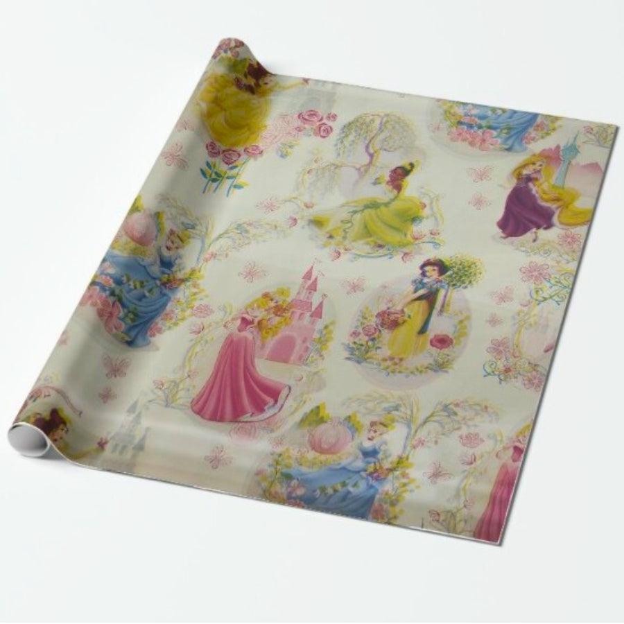 Princess Wrapping paper (pack of 5) RETURN GIFTS Pretty UR Party