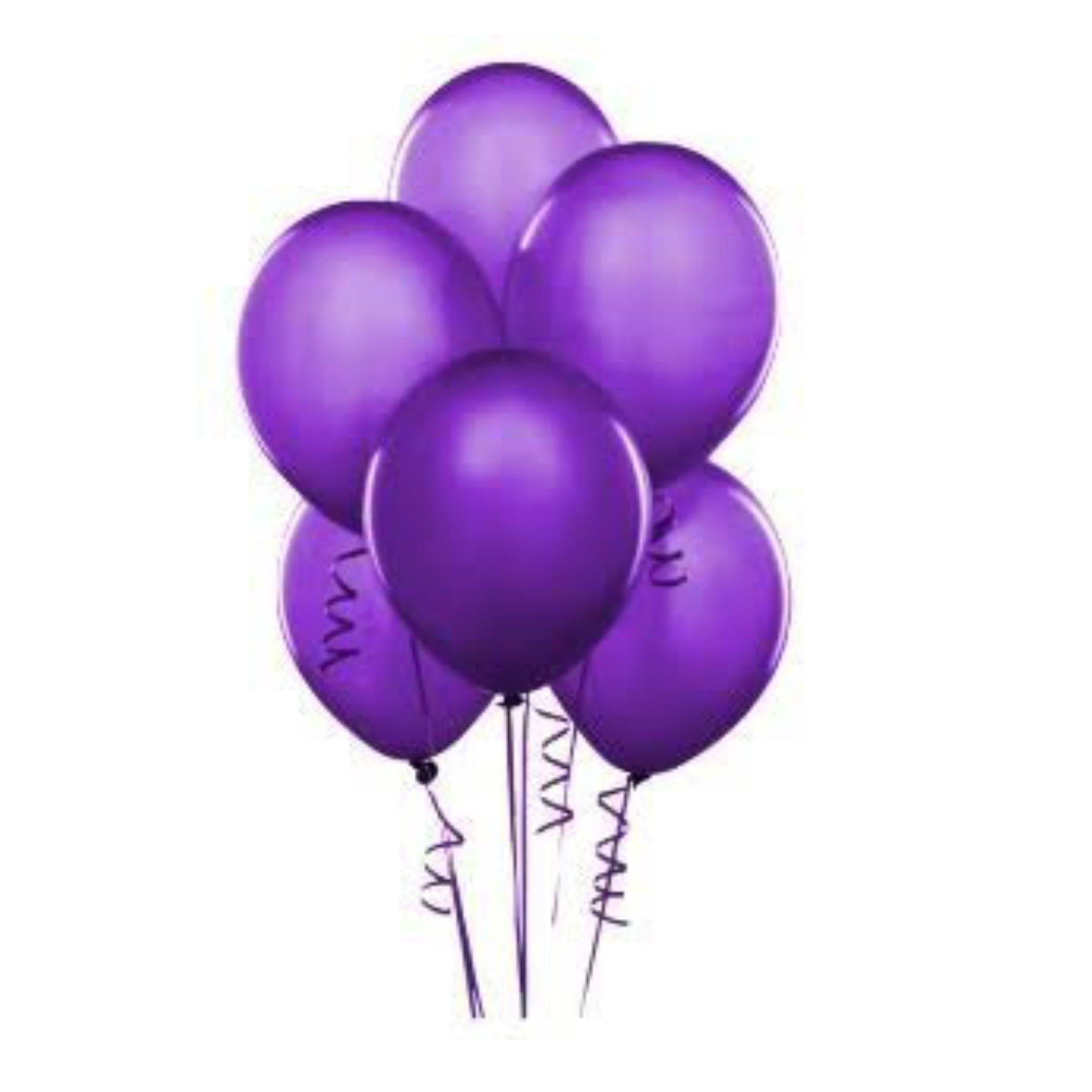 Purple Latex Balloon - Pack of 50 ALL PARTY SUPPLIES Pretty UR Party