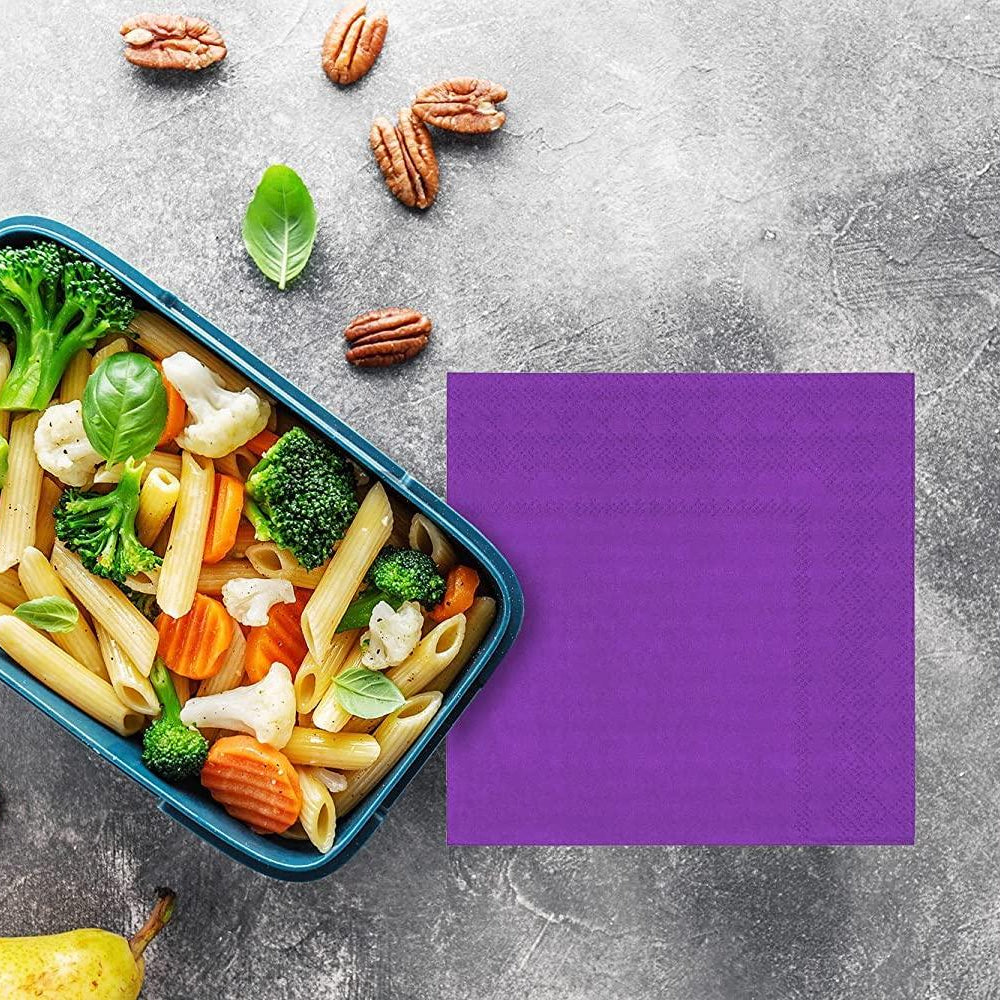 Purple Paper Napkins - pack of 20 TABLEWARE Pretty UR Party