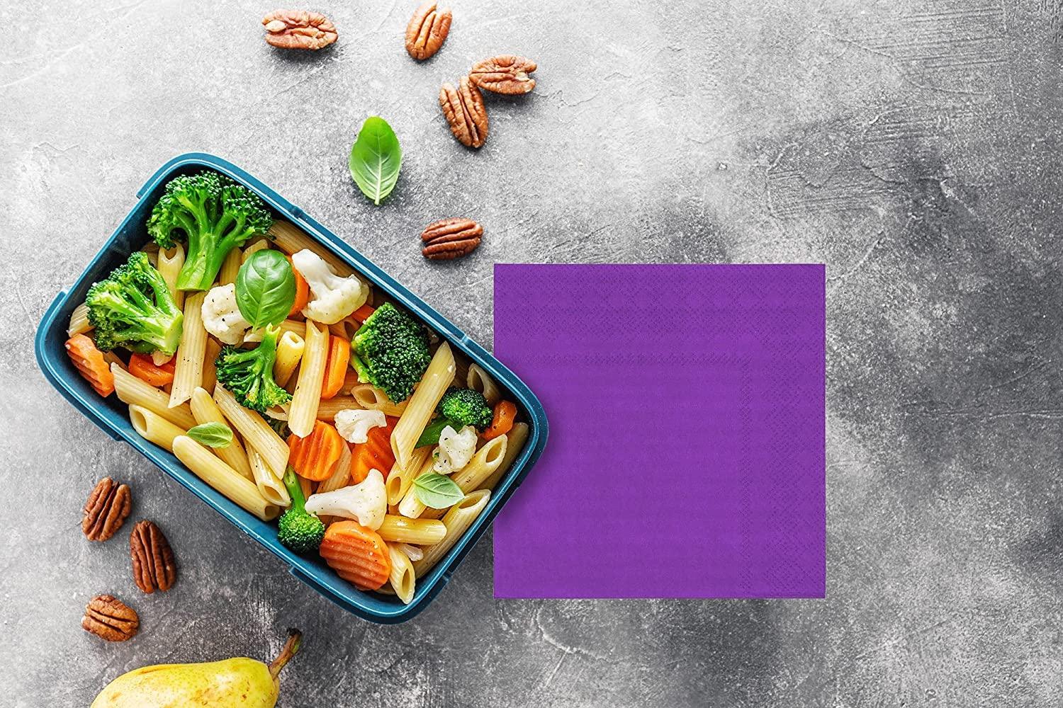 Purple Paper Napkins - pack of 20 TABLEWARE Pretty UR Party