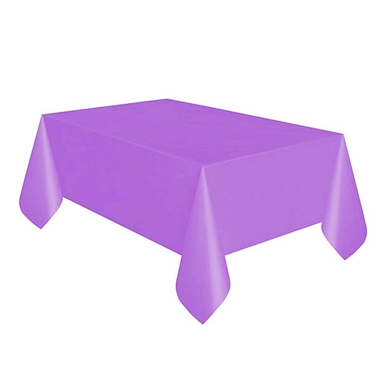 Purple Plastic Table Cover - Disposable TABLEWARE Pretty UR Party