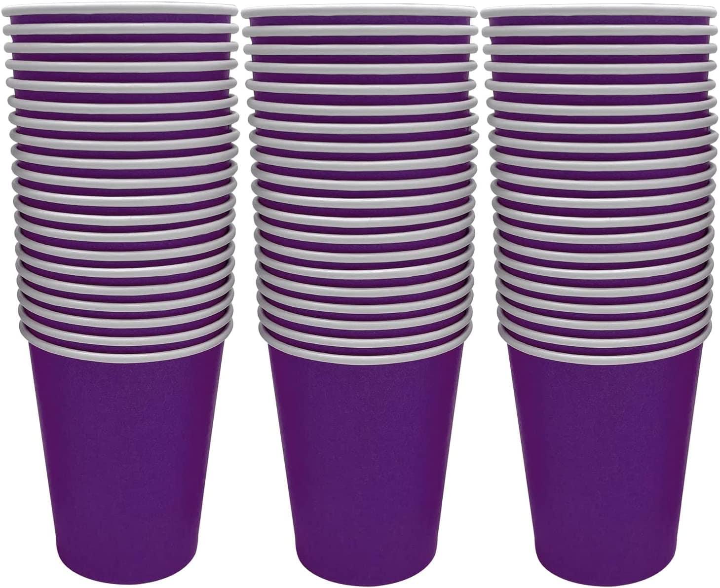 Purple Paper Cups - pack of 10 THEME PARTIES Pretty UR Party
