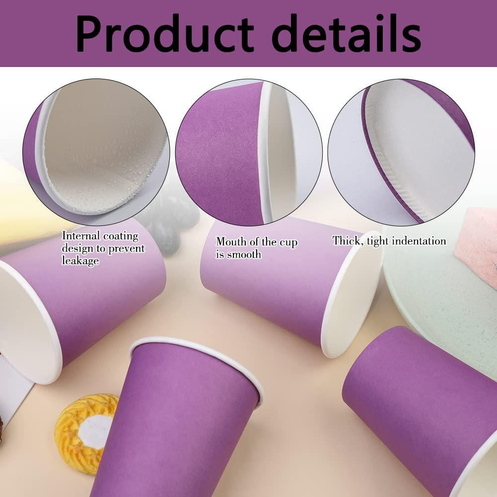 Purple Paper Cups - pack of 10 THEME PARTIES Pretty UR Party