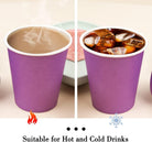 Purple Paper Cups - pack of 10 THEME PARTIES Pretty UR Party