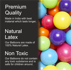 Blue Latex Balloons - Pack of 50 BALLOONS Pretty UR Party