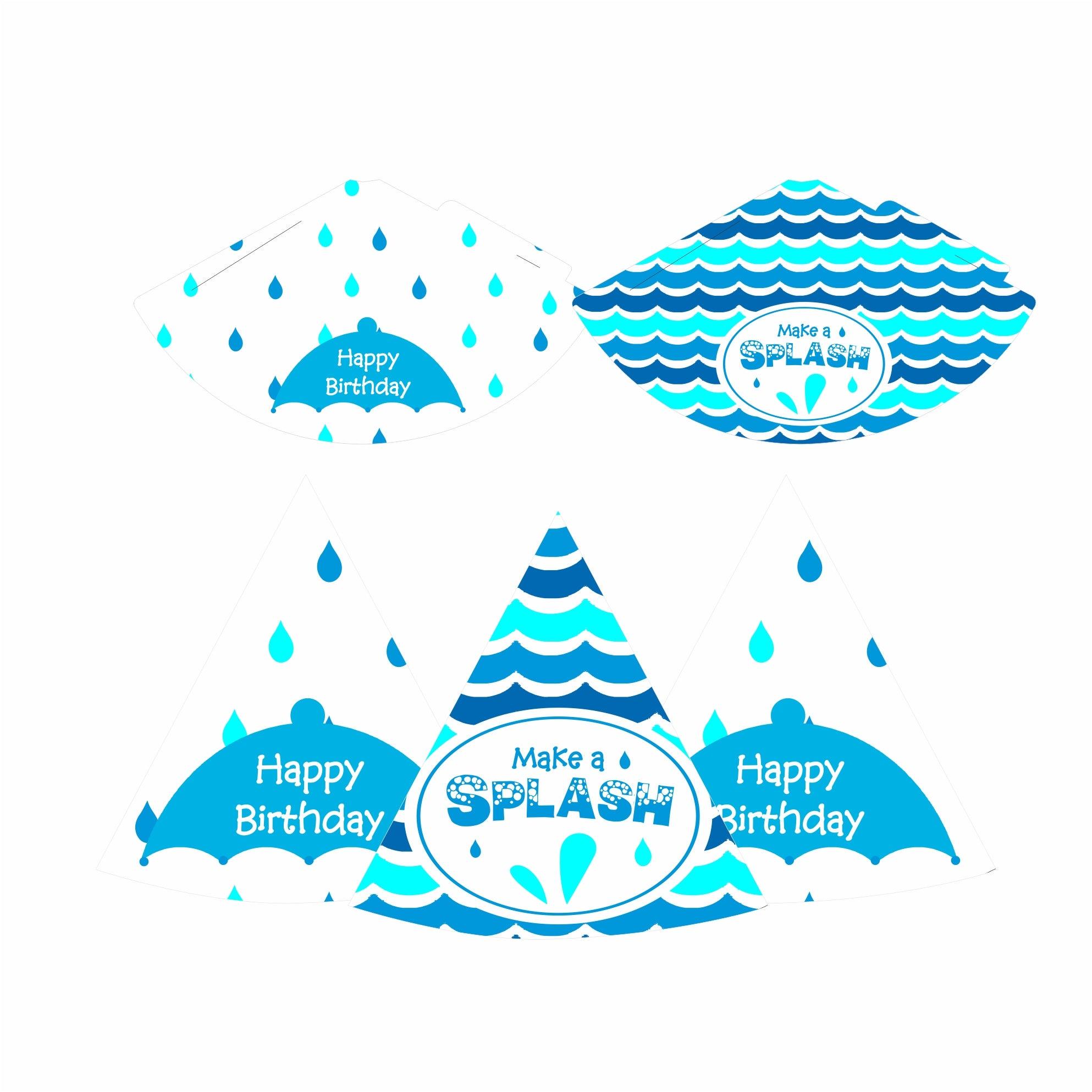 Monsoon Theme Hats - Pack of 10 THEME PARTIES Pretty UR Party