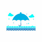 Monsoon Theme Table Mats THEME PARTIES Pretty UR Party