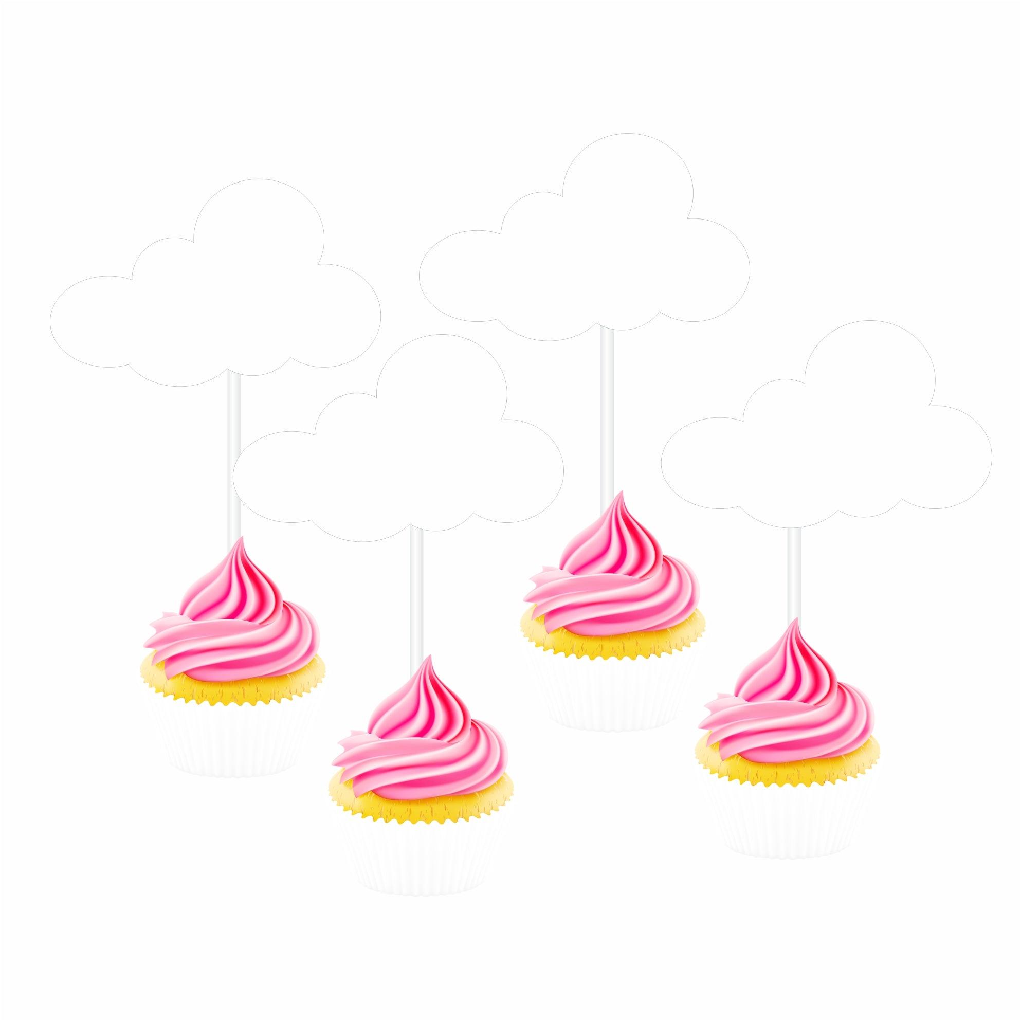 Monsoon Theme Cupcake Toppers THEME PARTIES Pretty UR Party