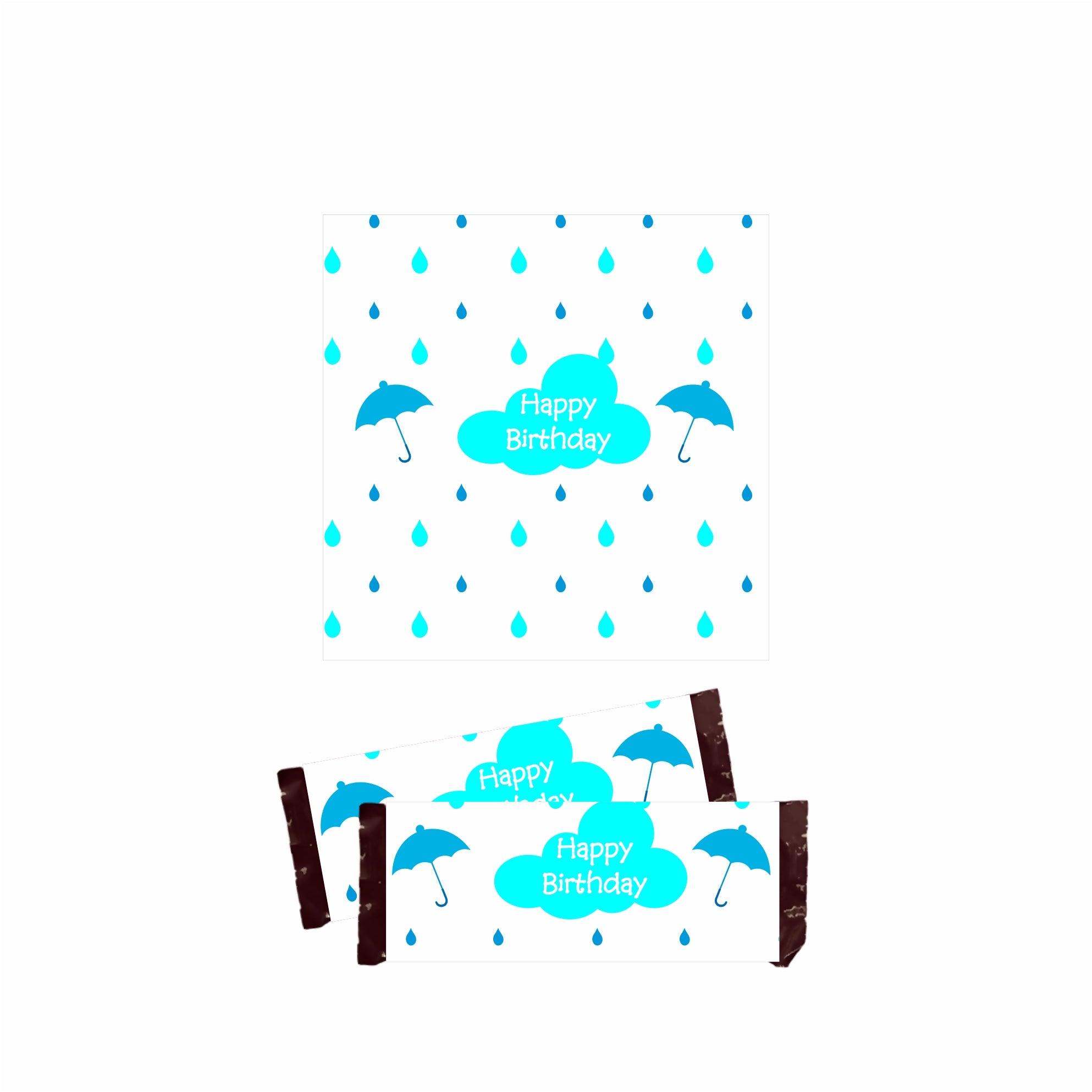 Monsoon Theme Chocolate Wrappers THEME PARTIES Pretty UR Party