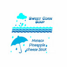 Monsoon Theme Food Labels / Buffet Table Cards THEME PARTIES Pretty UR Party
