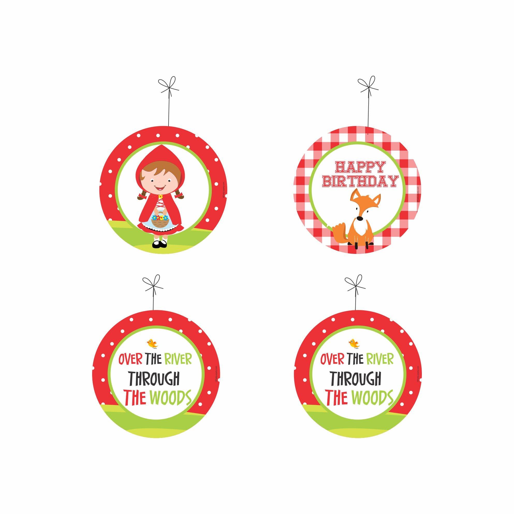 Little Red Riding Hood Theme Danglers THEME PARTIES Pretty UR Party
