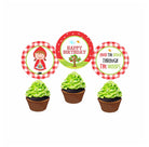 Little Red Riding Hood Theme Cupcake / Food Toppers THEME PARTIES Pretty UR Party