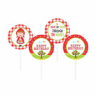 Little Red Riding Hood Theme Cupcake / Food Toppers THEME PARTIES Pretty UR Party