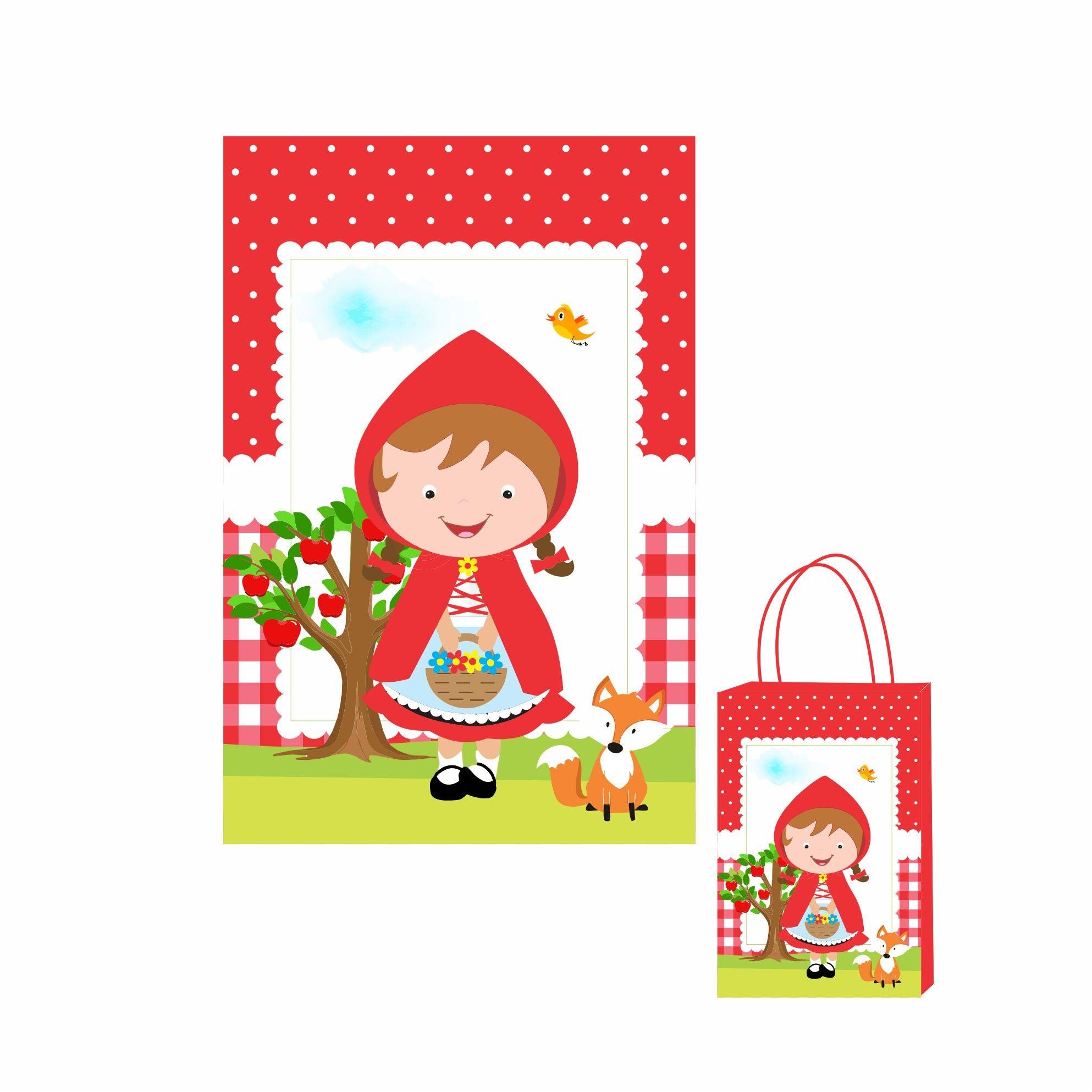 Little Red Riding Hood Theme Khoi Bag ALL PARTY SUPPLIES Pretty UR Party