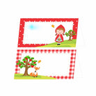 Little Red Riding Hood Theme Food Labels / Buffet Table Cards THEME PARTIES Pretty UR Party