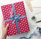 Red small Polka dots Wrapping Paper (Pack of 5) ACCESSORIES Pretty UR Party