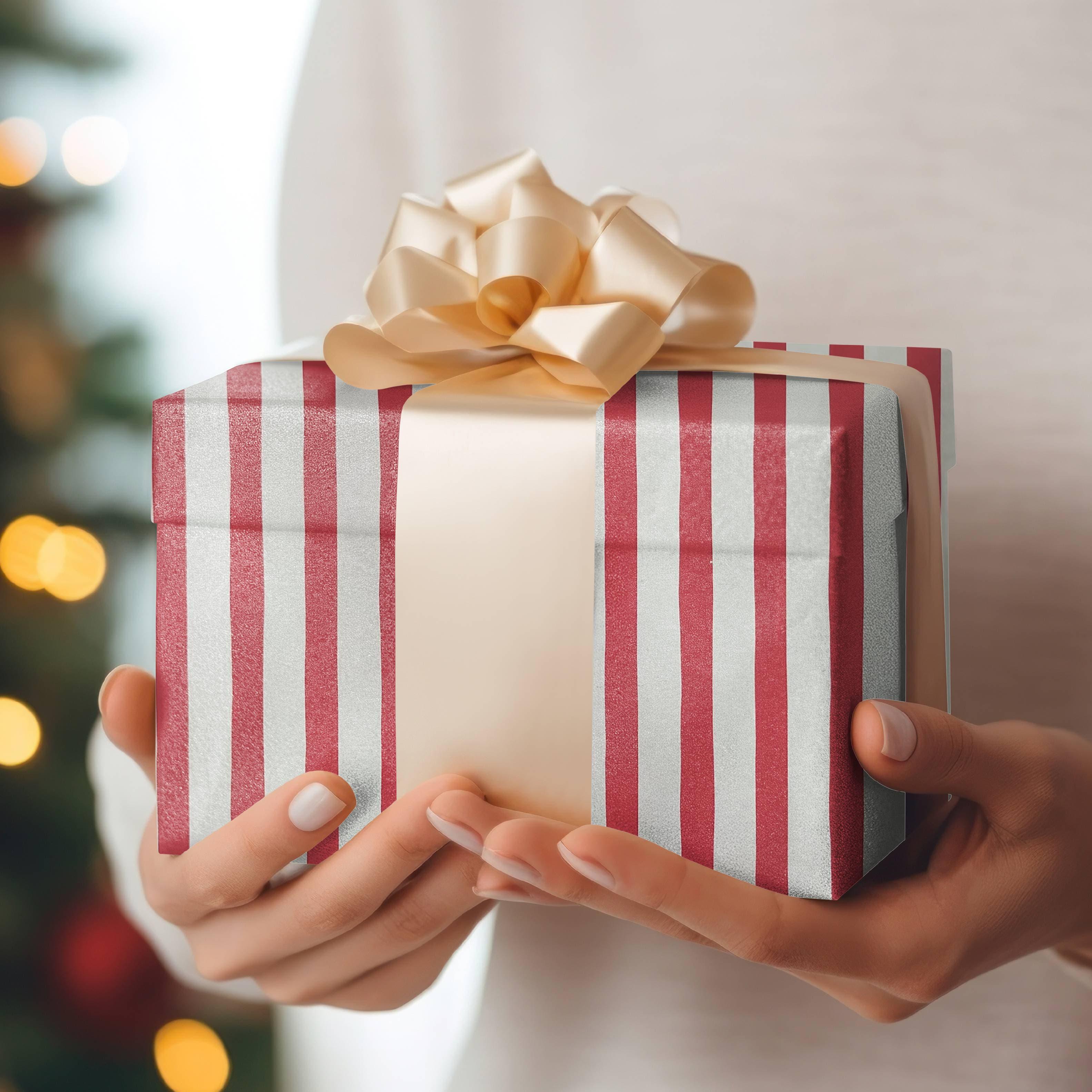 Red Stripes Wrapping Paper (Pack of 5) RETURN GIFTS Pretty UR Party