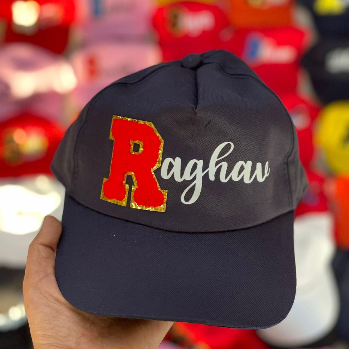 Personalised Cap with Initial and Name PRETTY UR PARTY