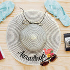 Personalised Beach Hat PERSONALISED PRETTY UR PARTY