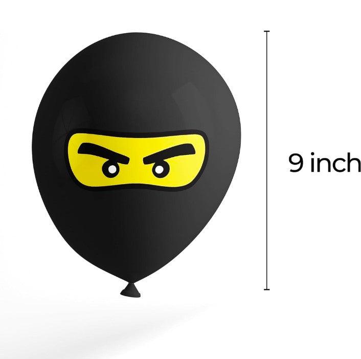 Ninjago Printed Latex Balloons - Pack of 10 ALL PARTY SUPPLIES Pretty UR Party