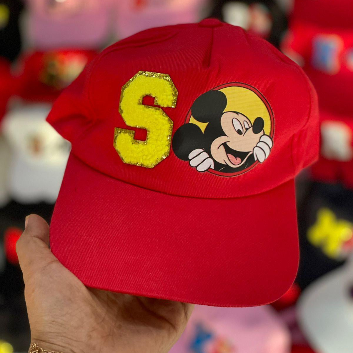 Personalised Cap with Initial and Character PRETTY UR PARTY