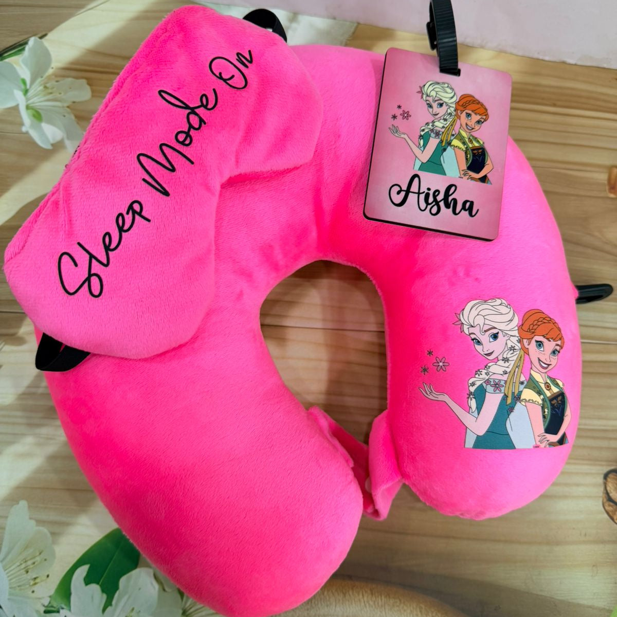 Personalised Frozen theme Travel Combo - Set of 3 Personalised Frozen theme Travel Combo - Set of 3