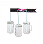 Girly Rockstar Theme Drink Straws THEME PARTIES Pretty UR Party
