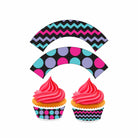 Girly Rockstar Theme Cupcake Wrappers THEME PARTIES Pretty UR Party