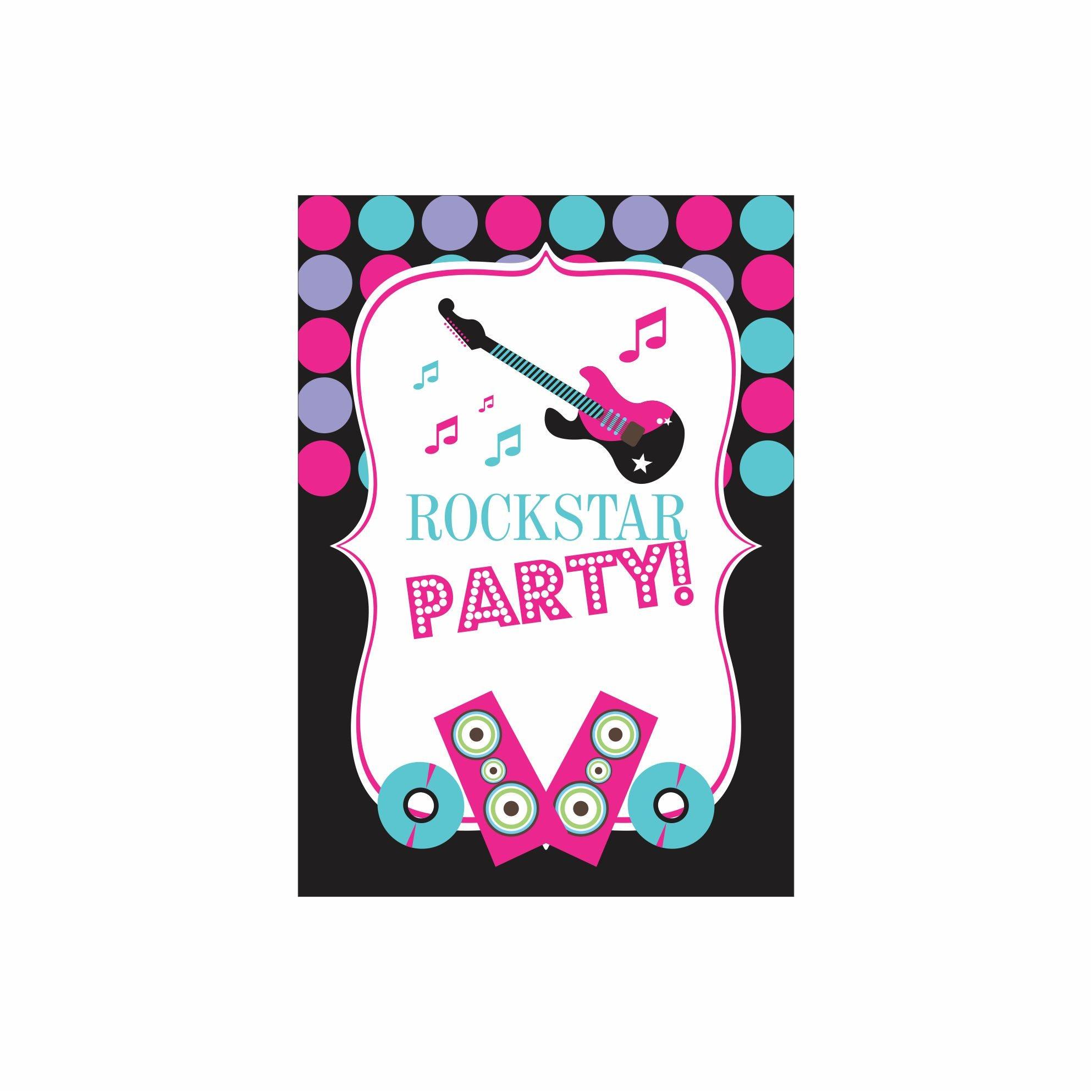 Girly Rockstar Theme Centerpieces - Pack of 2 THEME PARTIES Pretty UR Party