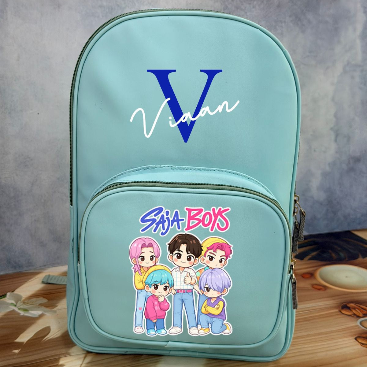 Personalised Backpack with Initial and Name Personalised Backpack with Initial and Name