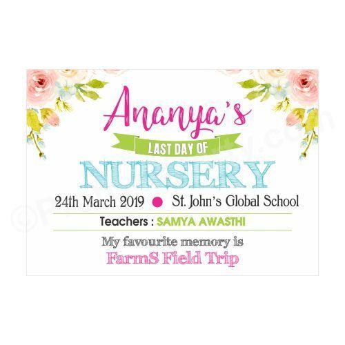 Last Day of School Sign  Pretty UR Party