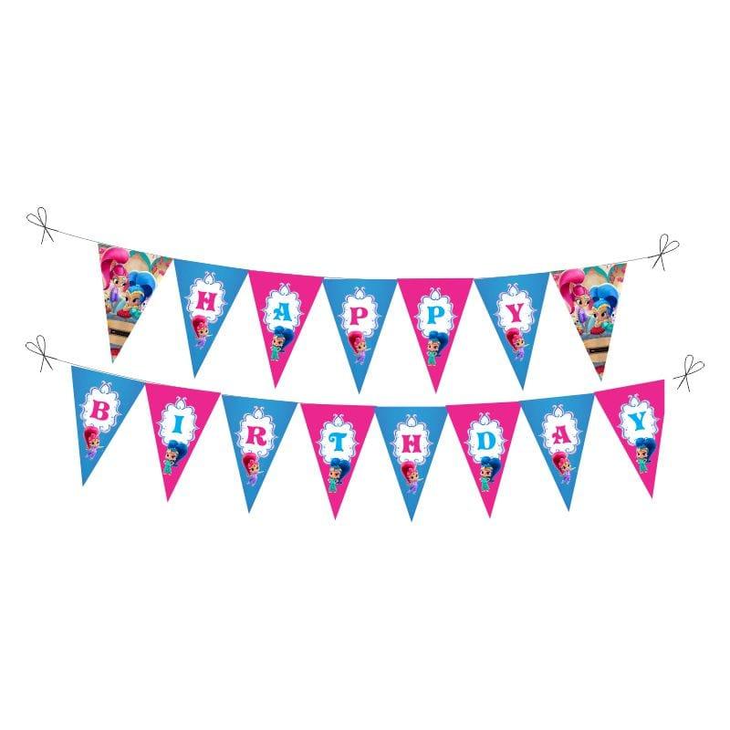 Shimmer and Shine Party Decorations Kit - 80 pieces Combo Pack BIRTHDAYS Pretty UR Party