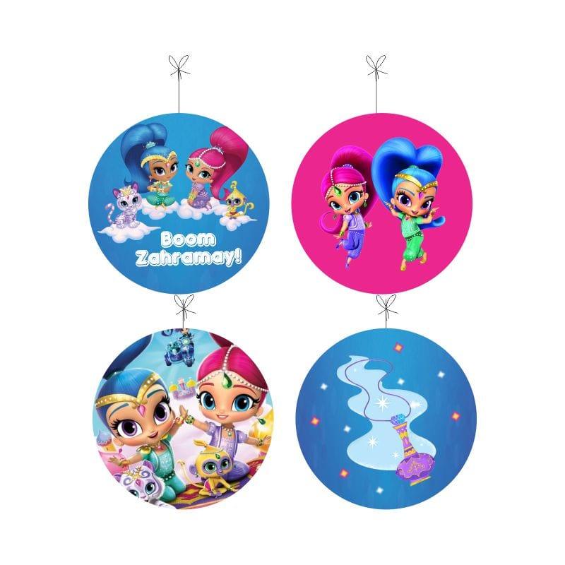 Shimmer and Shine Party Decorations Kit - 80 pieces Combo Pack BIRTHDAYS Pretty UR Party