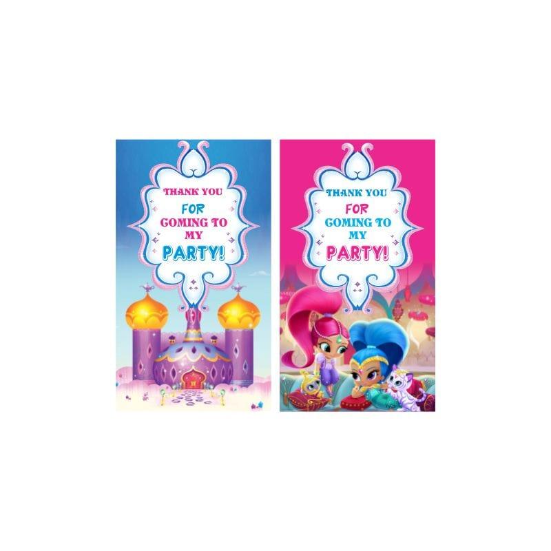 Shimmer and Shine Party Decorations Kit - 80 pieces Combo Pack BIRTHDAYS Pretty UR Party