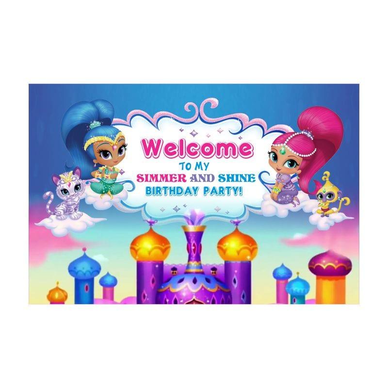Shimmer and Shine Party Decorations Kit - 80 pieces Combo Pack BIRTHDAYS Pretty UR Party