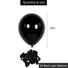 Black Latex Balloons - Pack of 50 BALLOONS Pretty UR Party