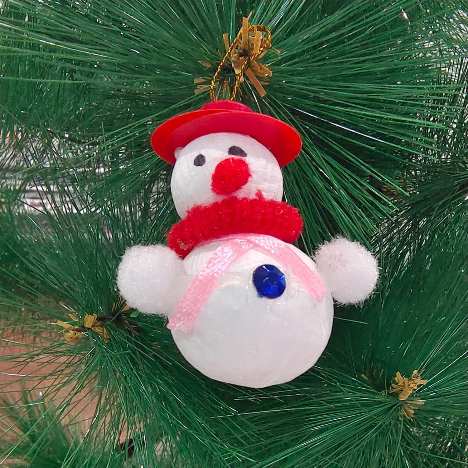 Christmas Snowman Hanging Ornaments | Tree Hanging Decorations - 12 pcs DECORATIONS Pretty UR Party