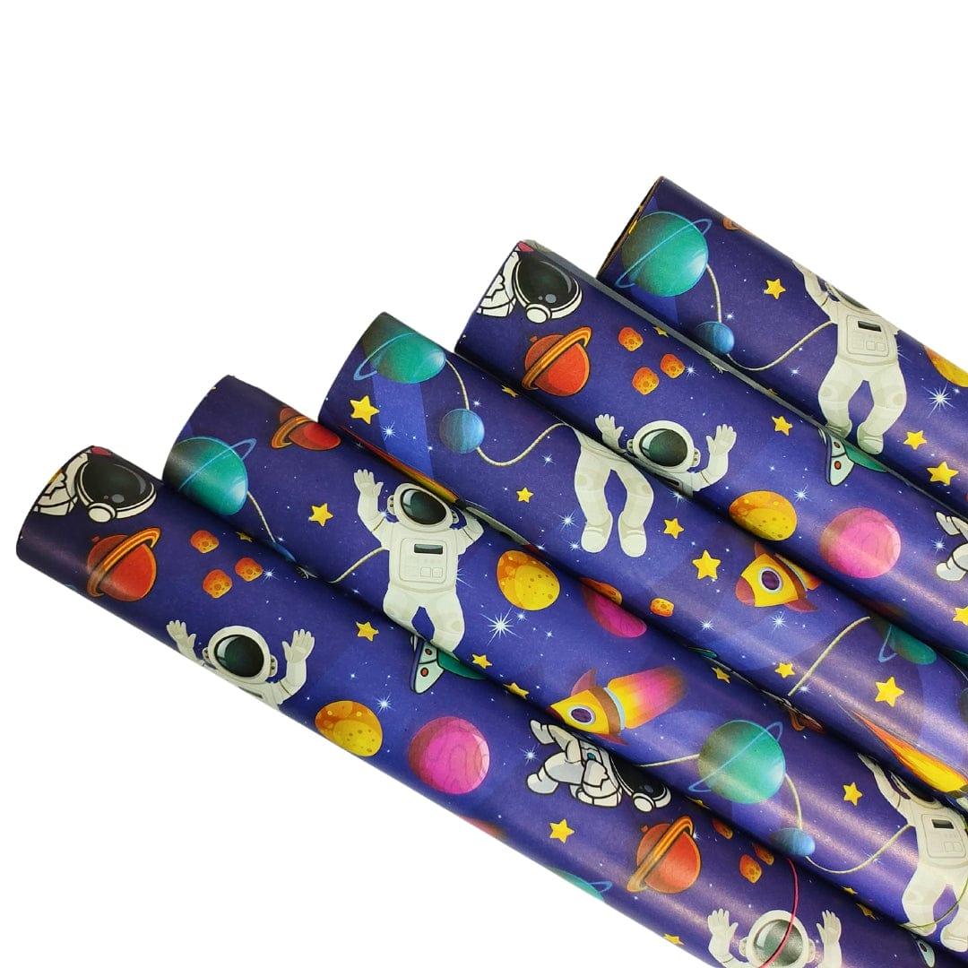 Space theme Wrapping paper (pack of 5) RETURN GIFTS Pretty UR Party