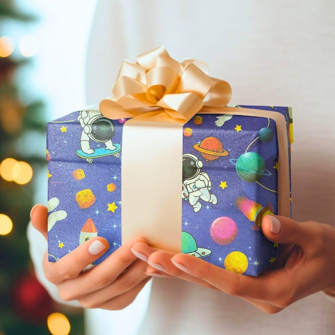 Space theme Wrapping paper (pack of 5) RETURN GIFTS Pretty UR Party