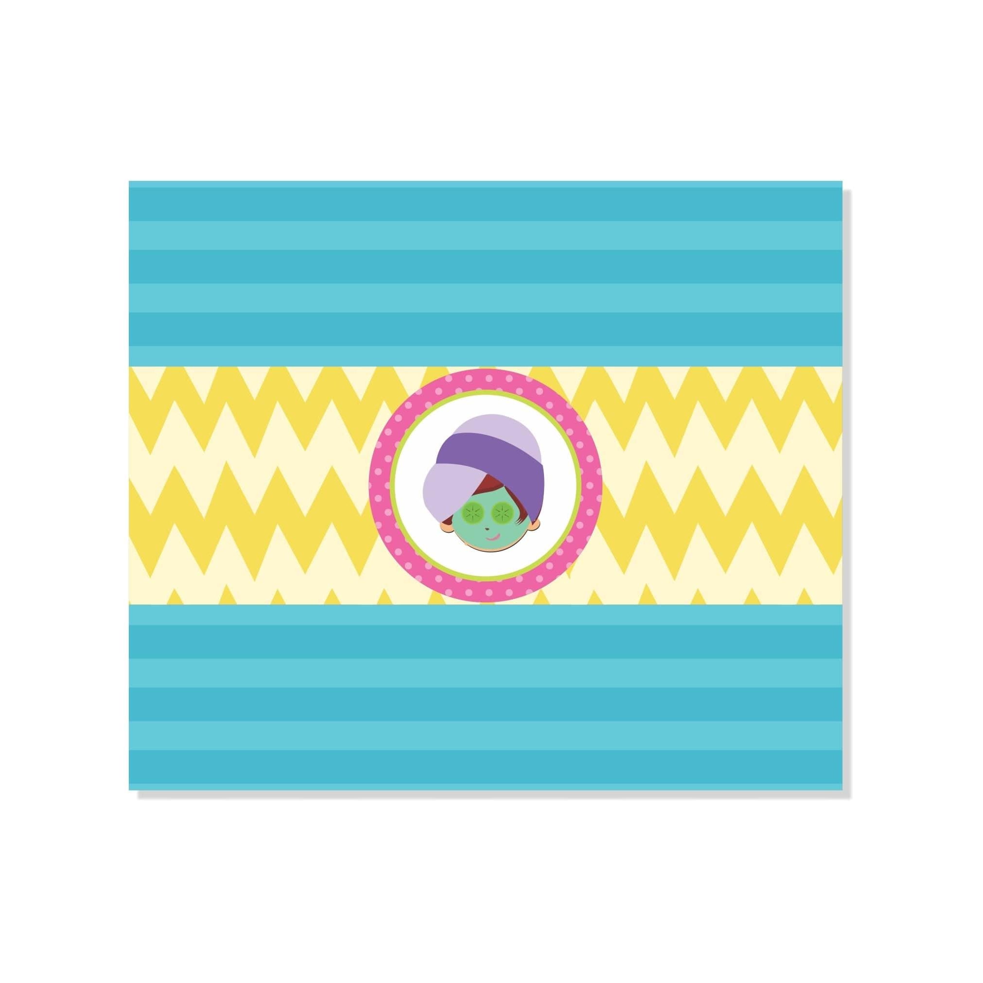 Spa Chocolate Wrappers THEME PARTIES Pretty UR Party