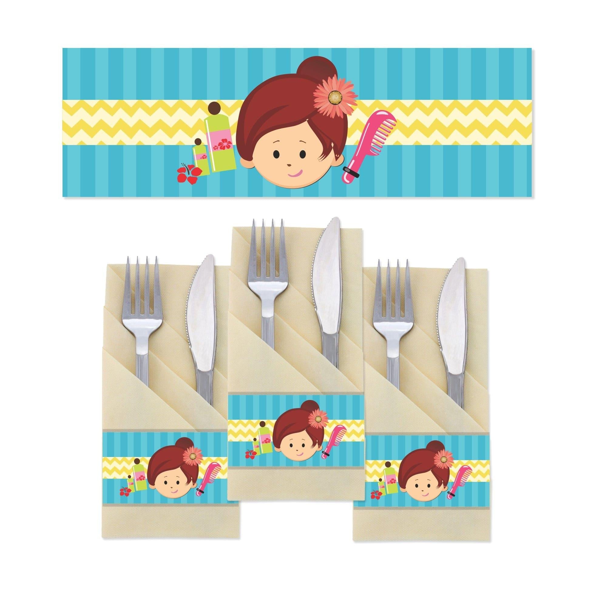 Spa Napkin Rings THEME PARTIES Pretty UR Party