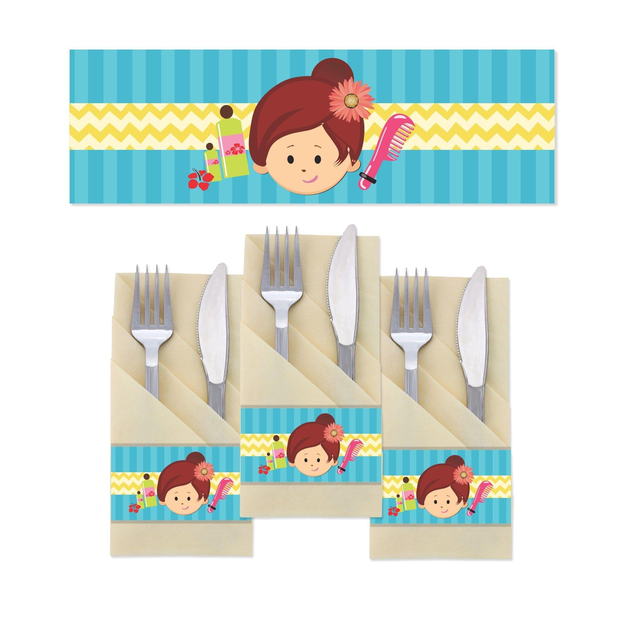 Spa Napkin Rings THEME PARTIES Pretty UR Party